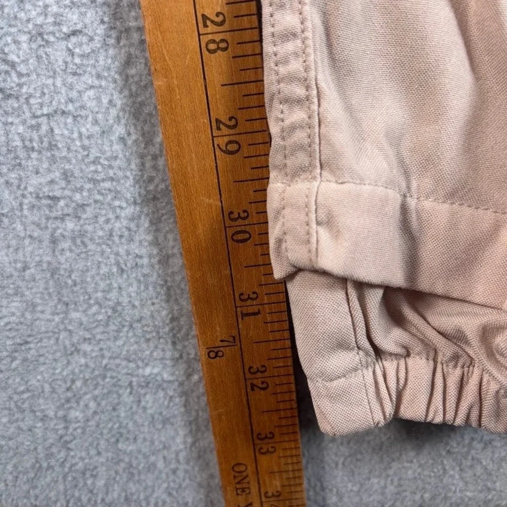 The North Face Hiking Pants Mens 34/33 Tan Solid Elastic Cuff Articulated Knee